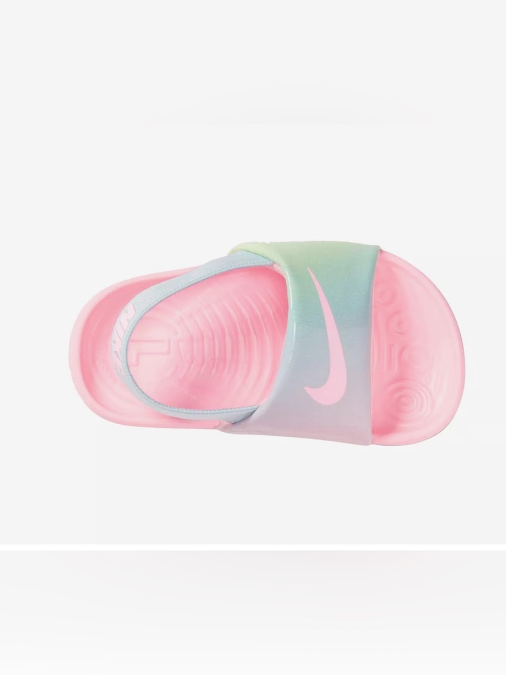 Nike Kawa SE Baby Girl’s 4C Pink & Gray Slingback Slide Sandal